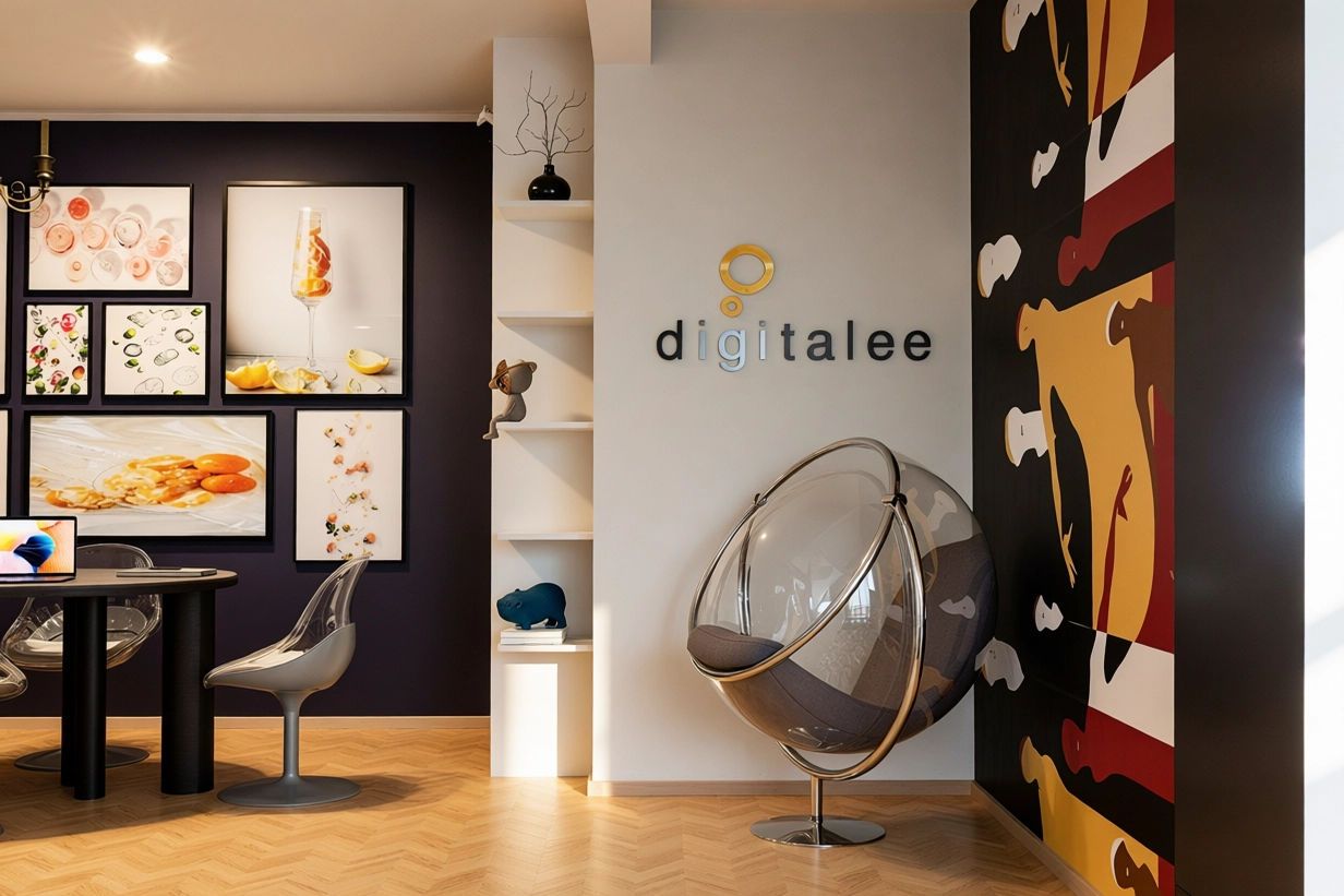 Birou Digitalee — amenajare birou de marketing, București Sector 1