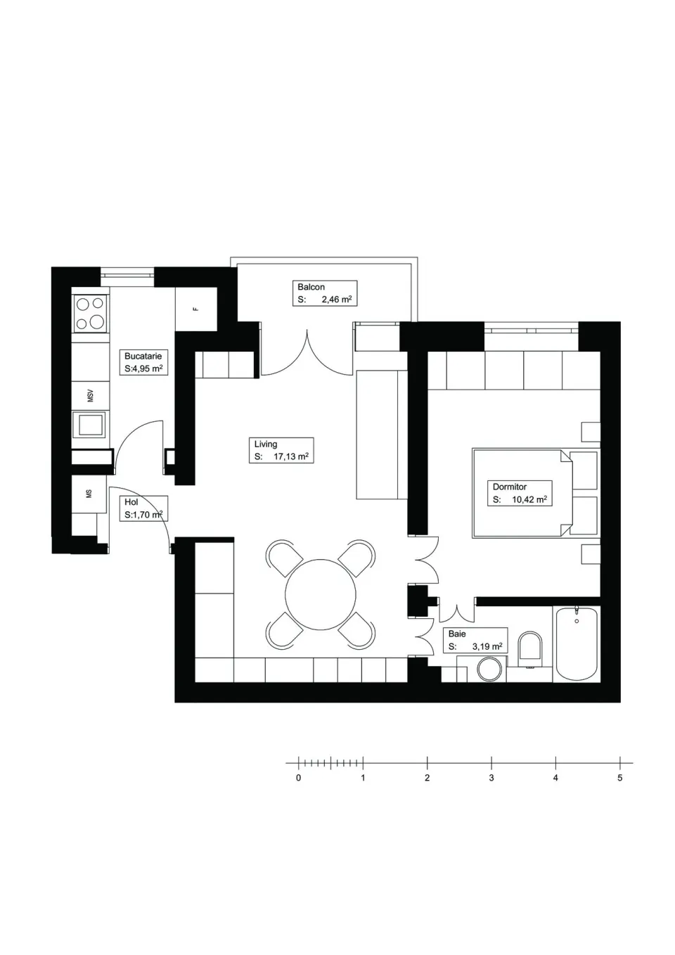 Apartament C9 — amenajare apartament 37 mp, București Sector 2 — 5