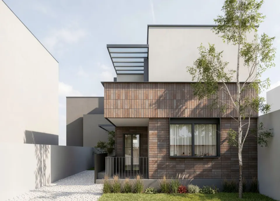 Casa EJ — proiect casă D+P+1, 214 mp, birou acasă — 4
