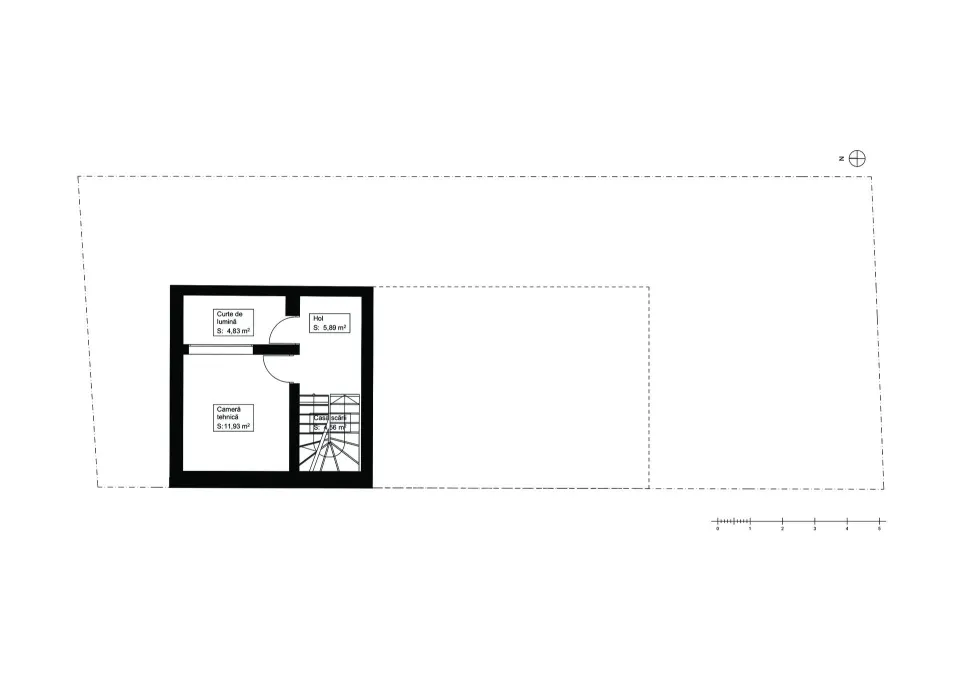 Casa EJ — proiect casă D+P+1, 214 mp, birou acasă — 7