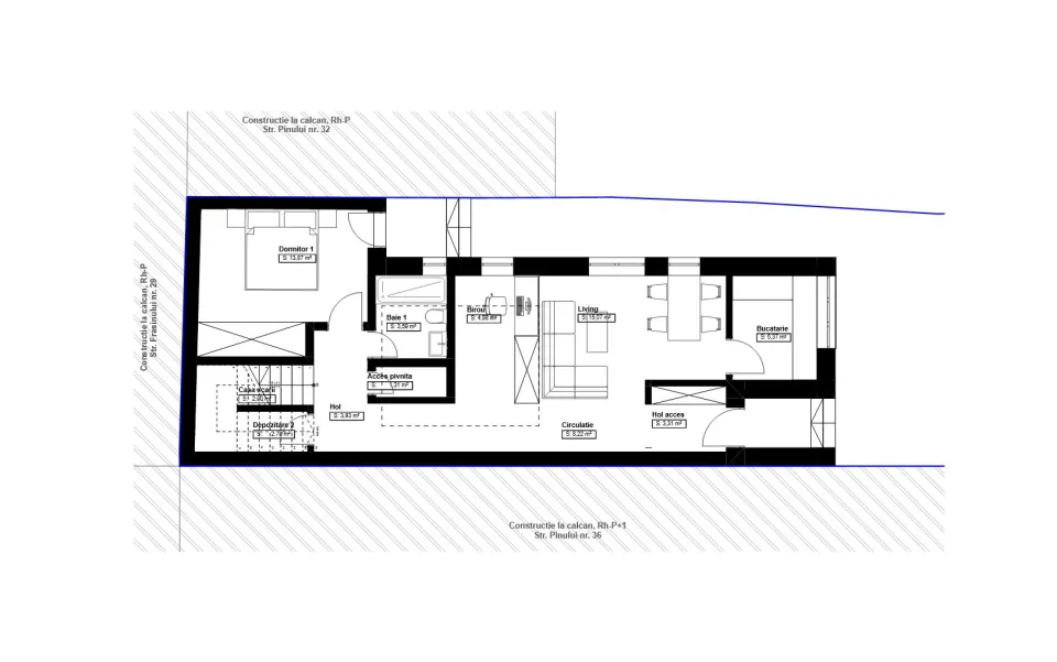 Casa PN — supraetajare locuință, S+P+1E, 190 mp — 5