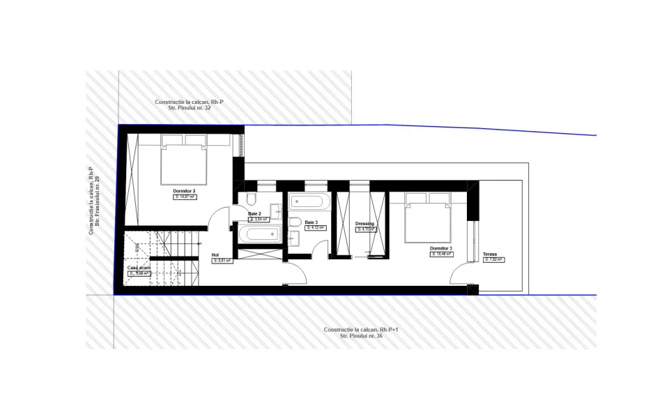 Casa PN — supraetajare locuință, S+P+1E, 190 mp — 6